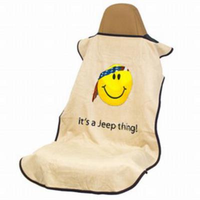 INSYNC Business Solutions Seat Armor Yellow Smiley Face Seat Towel (Tan) - SA100JEPSFT